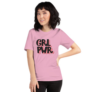 Girl power t-shirt, GRL PWR tee Short-Sleeve Unisex T-Shirt