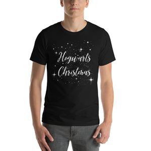 Hogwarts Christmas Tee, gift for him, gift for her, Short-Sleeve Unisex T-Shirt