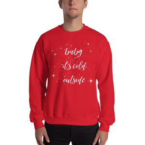 Baby it's cold outside Sweatshirt, christmas gift for her, gift for him, comfy sweater