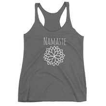 Namaste workout tank, Christmas gift,mandala flower, Best friend gift, yogawear gift for her Christmas gift Women's Racerback Tank