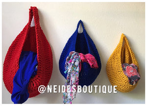 Storage basket, Jade Blue crochet bag, Large sized, vegetable Crochet Basket, Kitchen Basket, toys storage, kitchen storage,Home Decor