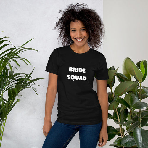 Bride Squad Tshirt, Short-Sleeve Unisex T-Shirt