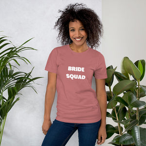Bride Squad Tshirt, Short-Sleeve Unisex T-Shirt