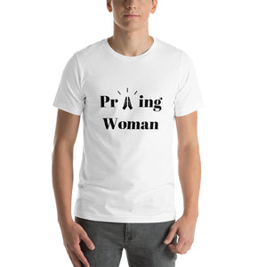 Praying Woman T-shirt, best friend gift, praying tee, Short-Sleeve Unisex T-Shirt